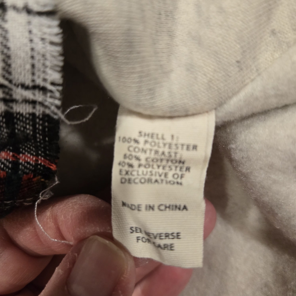 Gray And Multicolor Patchwork Hooded Sweatshirt - image 3